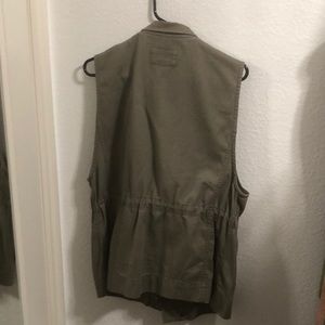 Club Monaco olive military vest